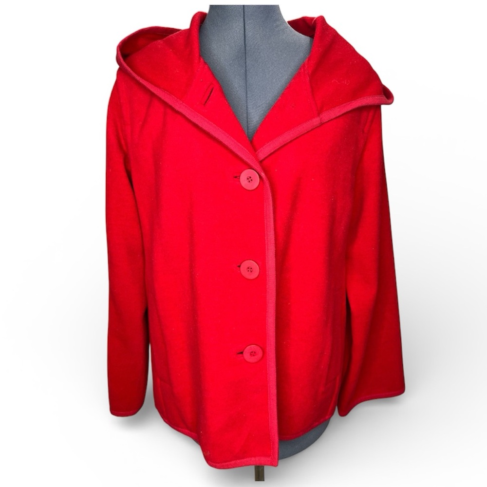 Eileen Fisher Red  Coat